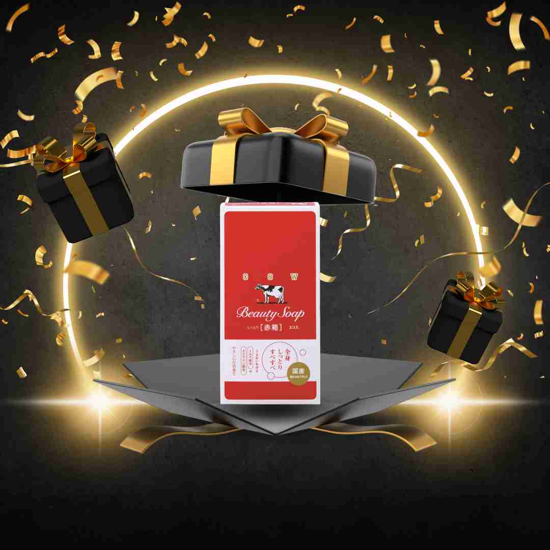 Cow beauty soap 6 bars (red)