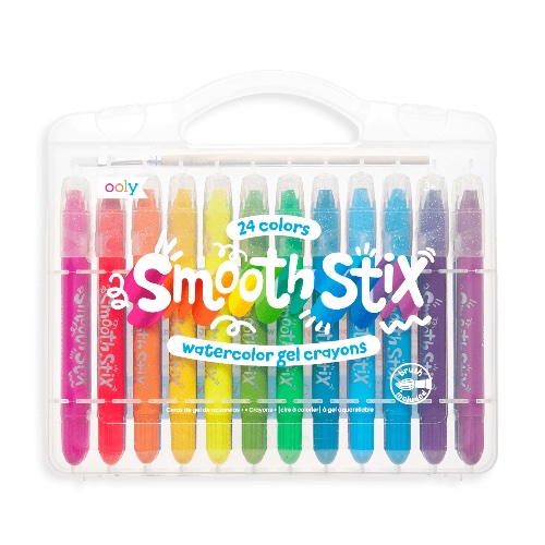 Smooth Stix Watercolor Gel Crayons - Set of 24