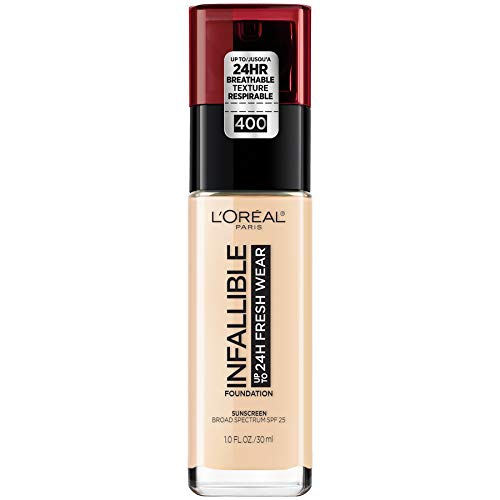L’Oréal Paris Infallible 24 Hour Fresh Wear Foundation, Lightweight, Pearl, 1 oz. - Pearl
