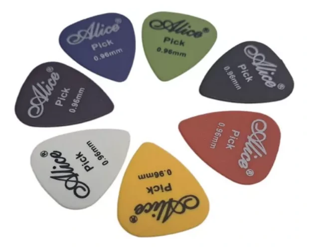 Puas Para Guitarra Marca Alice X 5