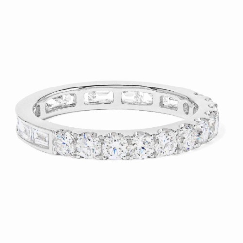 Aurora Ring/18k White Gold & Premium Cubic Zirconia - Small (US 6)