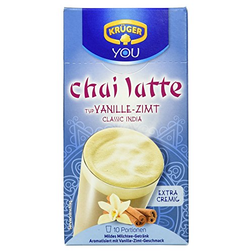 Krüger Chai Latte Vanille-Zimt Milchtee-Getränk (1 x 250 g Packung) - 250 g (1er Pack)