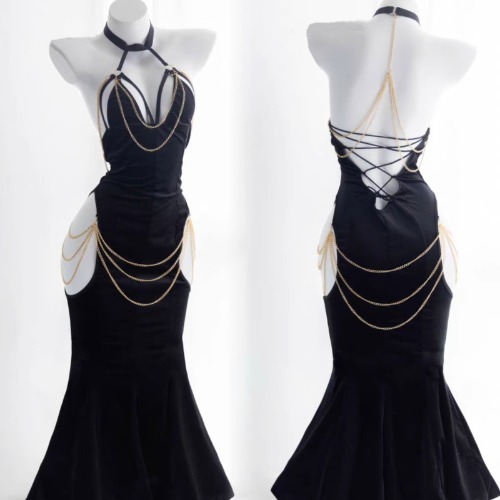 Opperheer Albedo Cosplay Halloween Kostuum Voor Vrouwen Zeemeermin Staart Godin Kostuum Vis Cosplay Rok Handschoen Heksenhoed Cadeau - AliExpress 