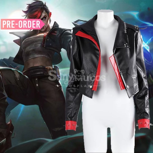 【Pre-Sale】Game League of Legends Arcane 2 Cosplay Vi Coat Cosplay Costume - S