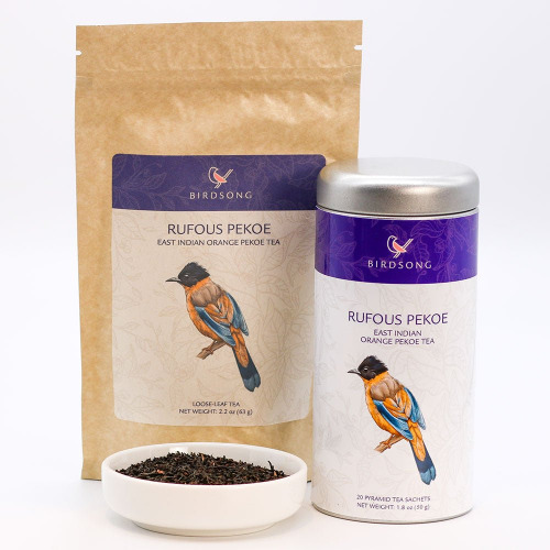 Rufous Pekoe - Pyramid sachets / 20 sachets tea tin