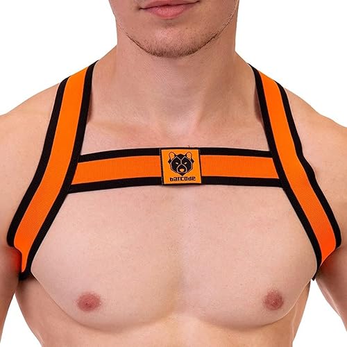 Barcode Berlin - Mens Underwear - Men's Harnas - Harness Colin Orange - Orange 1x - S