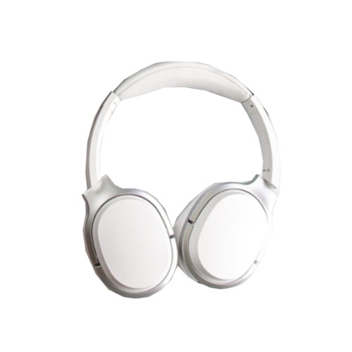 Optimal Metallic Bluetooth Adjustable Headphone - SILVER WHITE