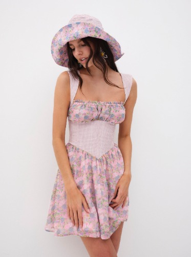 Brenna Mini Dress | XS / Pink