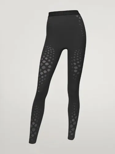 DOTS ILLUSION WOLFORD NET LEGGINGS XS BLACK