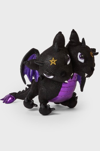Tiamat Plush Toy - One Size / Black / 100% Poly Mix