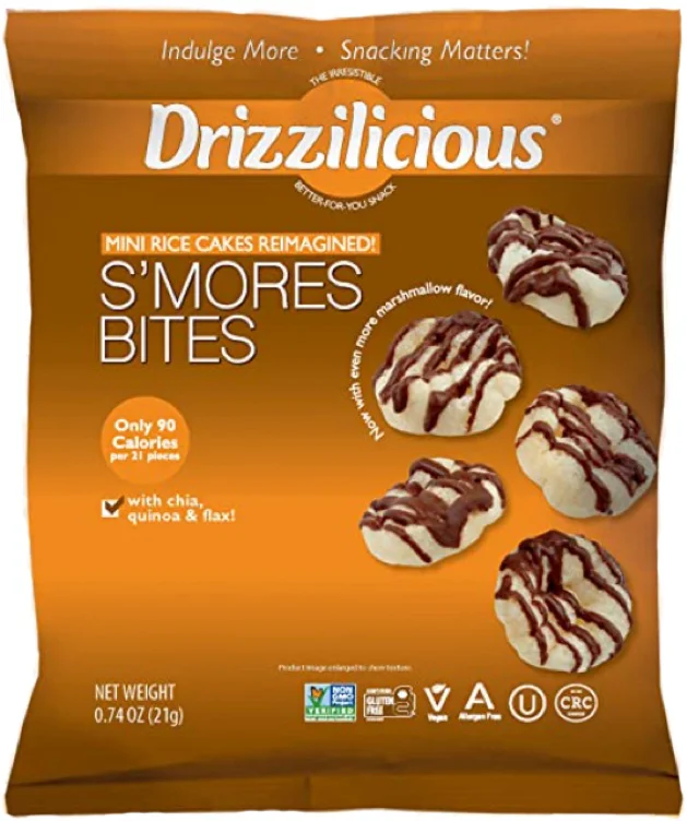 Drizzilicious S’mores Bites Rice Cakes
