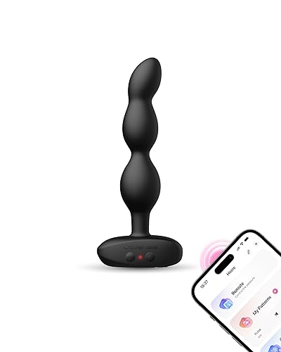 LOVENSE Ridge Anal Plug Vibratoren mit Rotations und Stoßfunktion, Prostata Analplug Vibrator, ButtPlug, Dildo Analvibratoren mit Fernbedienung, Sex Spielzeug für die Männer Frauen Paare