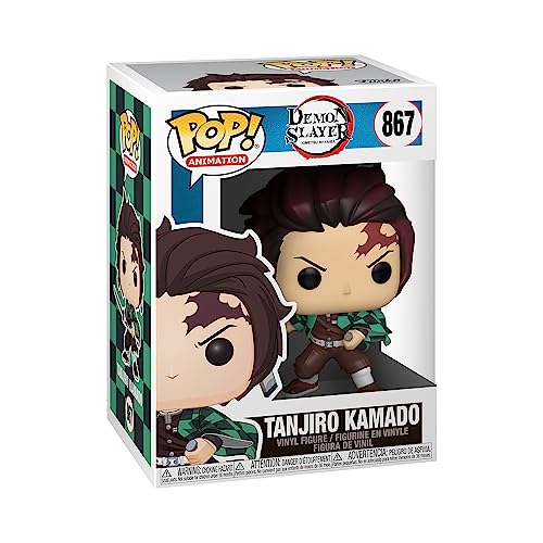 Funko POP Animation: Demon Slayer- Tanjiro Kamado, Multicolor - Tanjiro Kamado