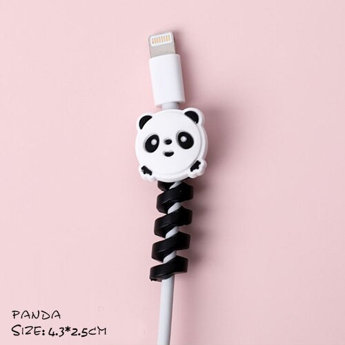 Cartoon Charging Cable Character - Panda