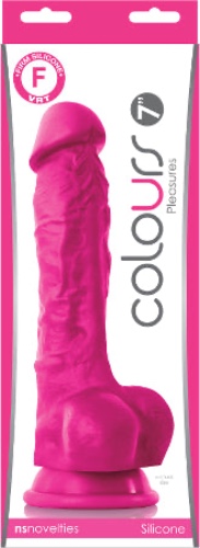 Colours Pleasures 7 in. Dildo Pink