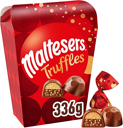 Maltesers Milk Chocolate Truffles, Chocolate Gifts, Large Gift Box, 336g - 336 g (Pack of 1)