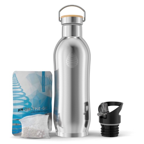 pH Active Insulated Water Bottle - 32oz / Stainless Steel