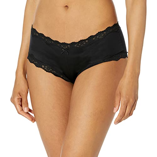 Maidenform Cheeky Panty Pack, Sexy Must Haves Hipster Underwear for Women, 3-Pack - Medium - Black/Black/Black