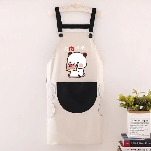 Dudu & Bubu Kitchen Apron for Fun and Stylish Cooking - D