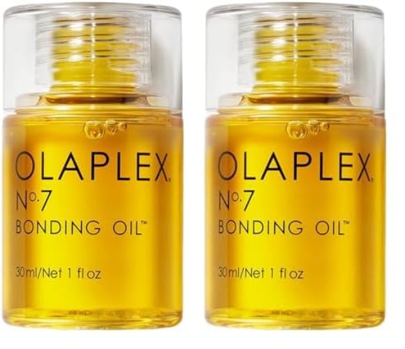 Olaplex No. 7 Bonding Oil, Concentrated High Shine Oil, Heat Protectant, Vi - Yellow - 1.01 Fl Oz (Pack of 2)