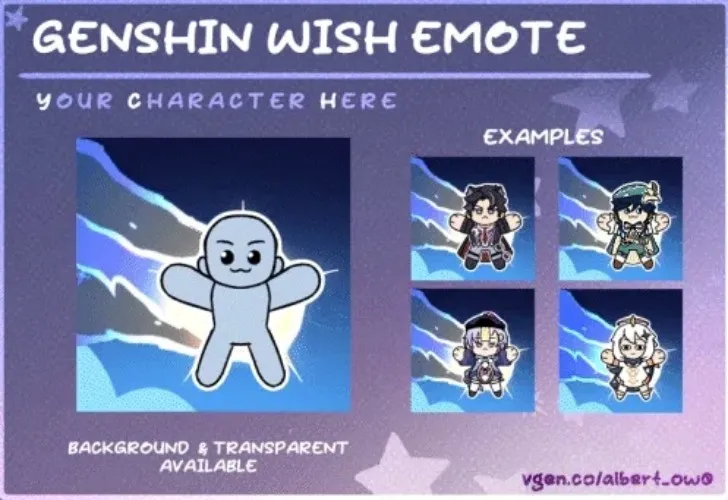 Genshin Wish Emote