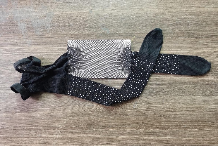 Glittery Tights - Black / One Size