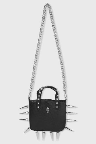 Off Kilter Handbag | One Size / Black / 100% PU