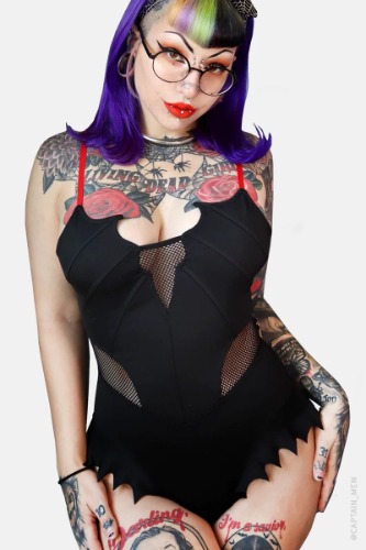 Draculas Daughter One Piece Swimsuit | 2XL