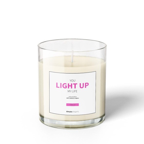 You Light Up My Life - VANILLA Candle | Simple Organic
