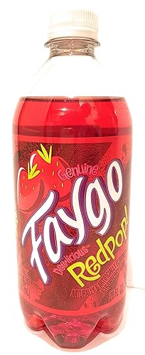 Faygo Redpop soda, 20-oz. plastic bottle - redpop soda - 20 Fl Oz (Pack of 1)