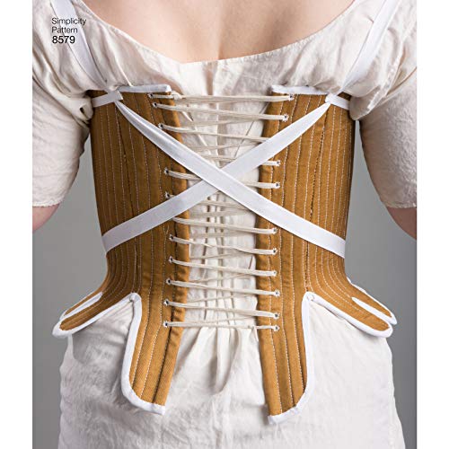 Simplicity 8579 Women's 18th Century Undergarments Historical Costume Sewing Pattern, Sizes 14-22