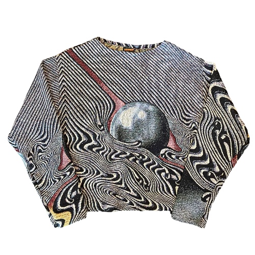 TAME IMPALA WOVEN TAPESTRY SWEATER | SMALL/MED (measurements in description)
