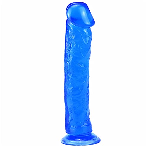 ZWBHSH 29 * 5cm Riesen Dildo, Silikon üBergroße Penisreplik Weiblich Masturbator Realistischer Dildo mit Starken Saugnapf Real Dong Big Dildo für G-Punkt und Analstimulation BDSM Sexspielzeug,Blau - Blue