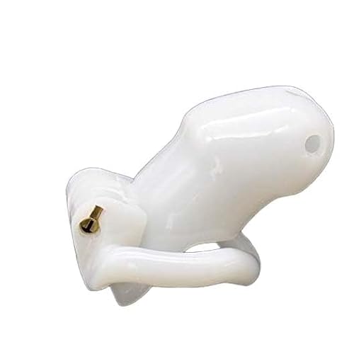 Peniskäfig aus Silikon Keuschheitsgürtel Herren Peniskäfig Harz Keuschheitsgürtel 4 Größen Cockring Belüfteter Keuschheitskäfig Einfacher und atmungsaktiver Peniskäfig Sexspielzeug BDSM,45mm,Lvory - 45mm - Lvory