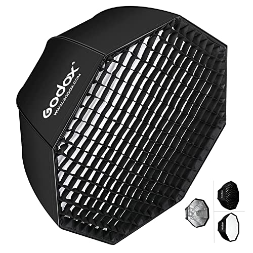 Godox SB-UE Softbox, 80 cm tragbar achteckig Softbox mit Bowens-Halterung für Blitzgerät - size 2