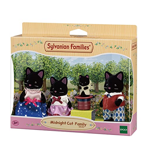 SYLVANIAN FAMILIES 5530 Midnight Cat Family - Dollhouse Playsets - Singolo