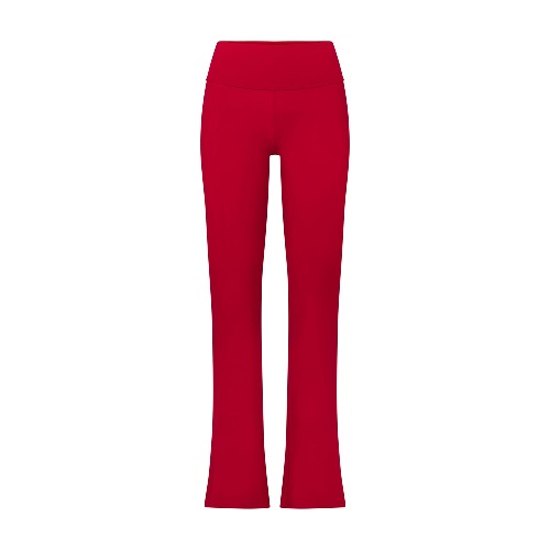 COTTON JERSEY FOLDOVER PANT | CRANBERRY