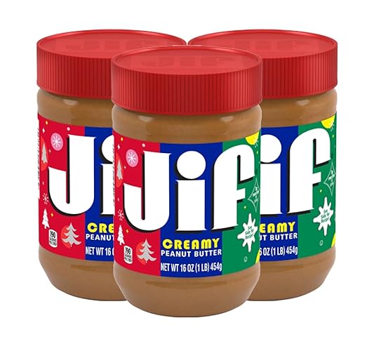 Jif Creamy Peanut Butter, 16 Ounces (Pack of 3) - Creamy - 16 Ounce (Pack of 3)