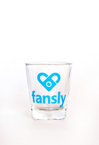 Fansly Shot Glass