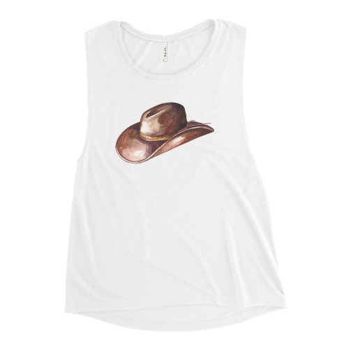 Cowboy Hat Tank Top - L