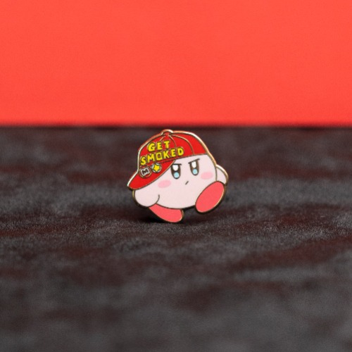 Persona 5 "Get Smoked" Shinya Oda Poyo Enamel Pin - Simple Rubber Back / [A Grade]