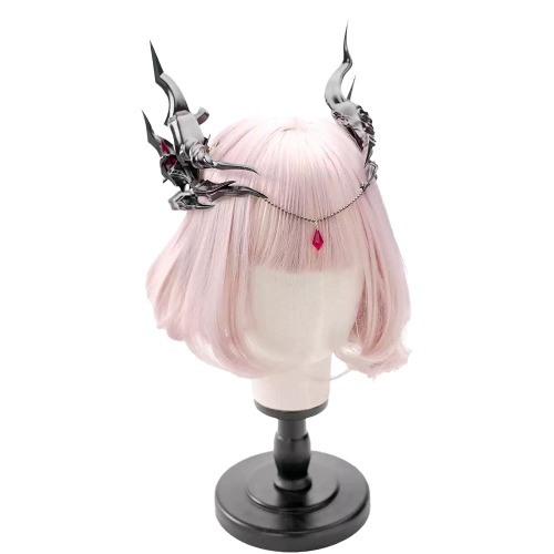 【In Stock】DokiDoki Game Love And Deepspace Cosplay Protagonist Main Character / Sylus Prop Horns Abyssal Shadow Headwear Abysm Sovereign Companion Headwear | MC Ver. Horns Only-In Stock