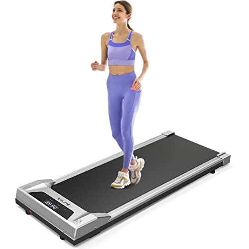 TODO Under Desk Treadmill Portable Walking Pad Treadmill, Quiet Flat Slim with Remote Control and LED Display, Walking Jogging for Home Office Use - Black3