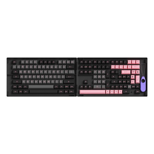 AKKO Black & Pink ASA Keycaps Set | Default Title