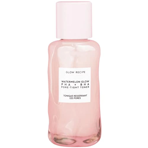 Glow Recipe Watermelon PHA + BHA Exfoliating Toner (40ml) - Hydrates, Minimizes Pores, Vegan