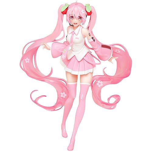 JIANYING Miku Figure Anime Figures Pink Cherry Blossoms Figure Gift Desktop Collection Ornament 7.8" - Cherry Blossoms