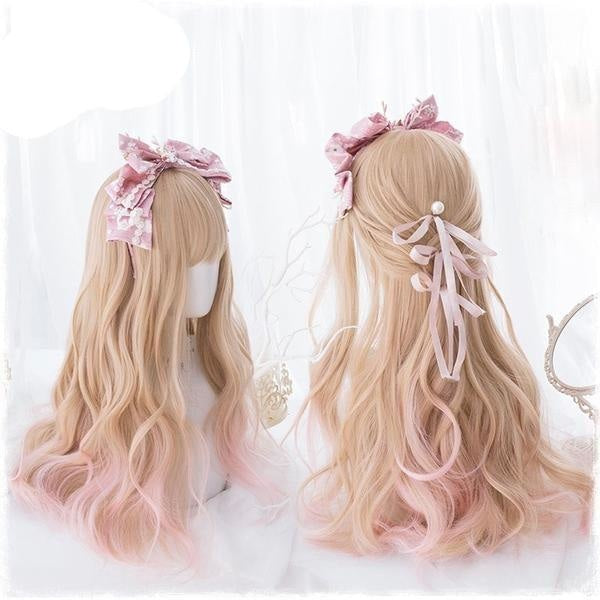 Strawberry Blond Long Wig 