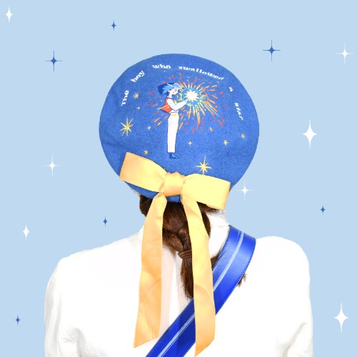 Blue stars Beret | Default Title