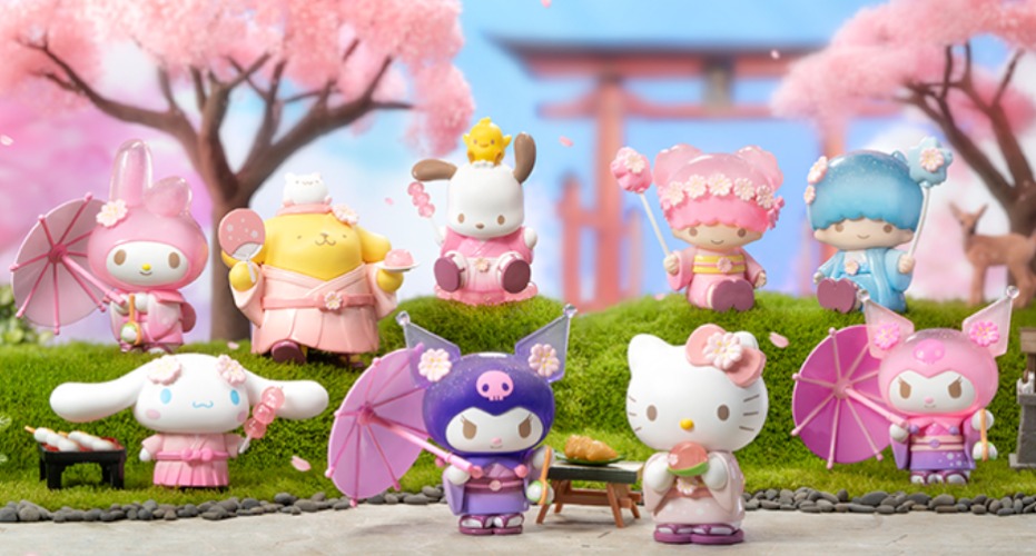 TOPTOY Sanrio Characters Blossom &amp; Wagashi Series Blind Box Confirmed Figure Toy