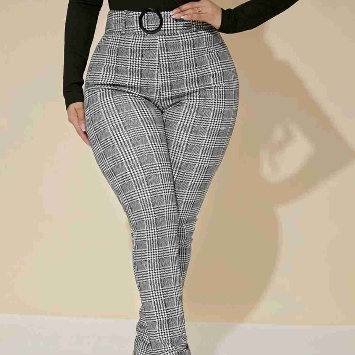 Black and white pants